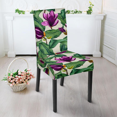 Magnolia Pattern Print Design MAG07 Dining Chair Slipcover-JORJUNE.COM