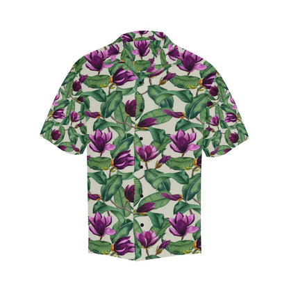 Magnolia Pattern Print Design MAG07 Men Hawaiian Shirt-JorJune