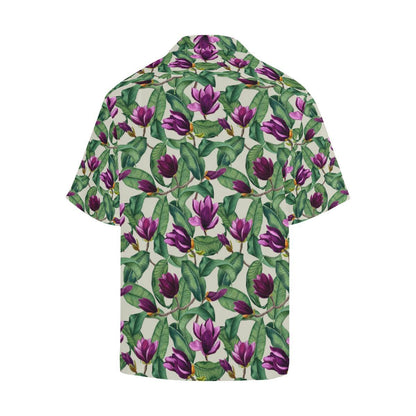 Magnolia Pattern Print Design MAG07 Men Hawaiian Shirt-JorJune