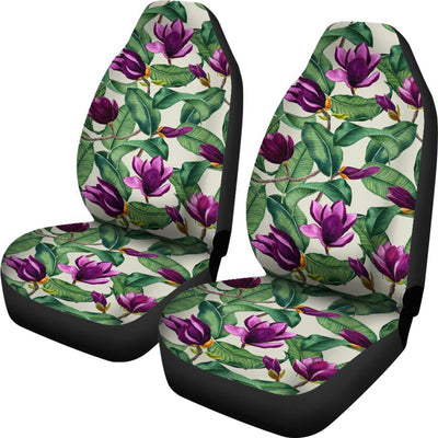 Magnolia Pattern Print Design MAG07 Universal Fit Car Seat Covers-JorJune