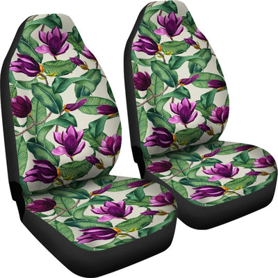 Magnolia Pattern Print Design MAG07 Universal Fit Car Seat Covers-JorJune