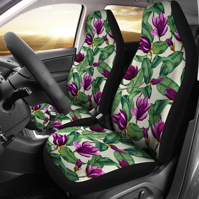 Magnolia Pattern Print Design MAG07 Universal Fit Car Seat Covers-JorJune