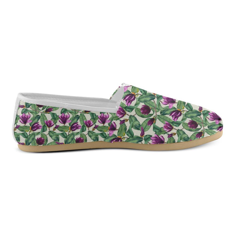 Magnolia Pattern Print Design MAG07 Women Casual Shoes-JorJune.com