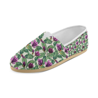 Magnolia Pattern Print Design MAG07 Women Casual Shoes-JorJune.com