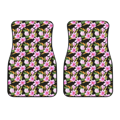 Magnolia Pattern Print Design MAG08 Car Floor Mats-JORJUNE.COM