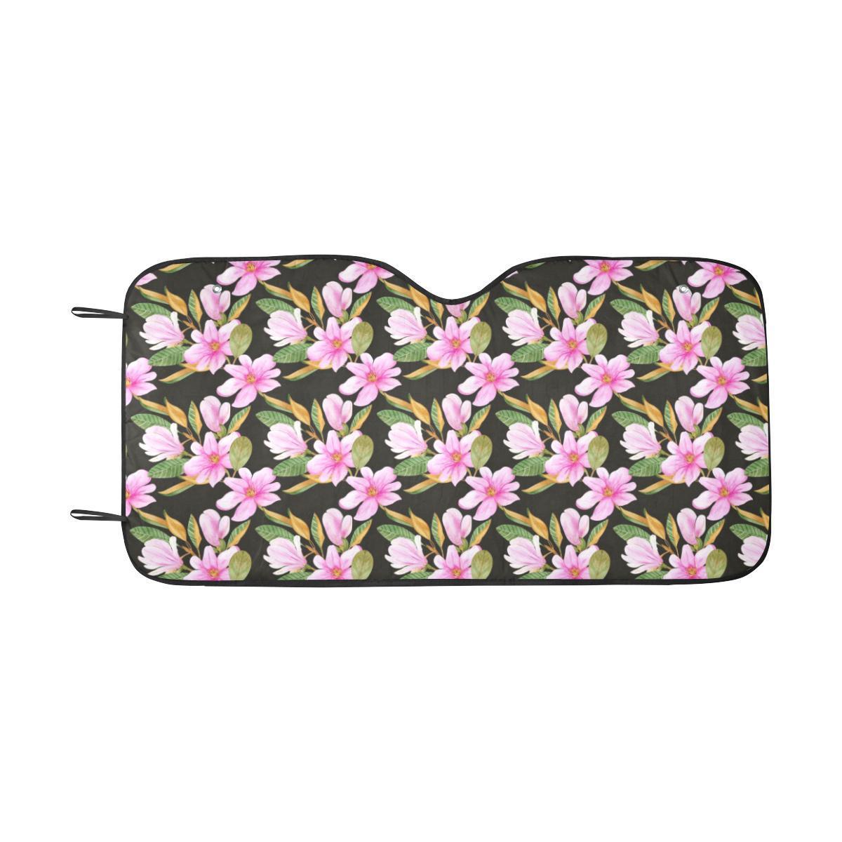 Magnolia Pattern Print Design MAG08 Car Sun Shade-JorJune