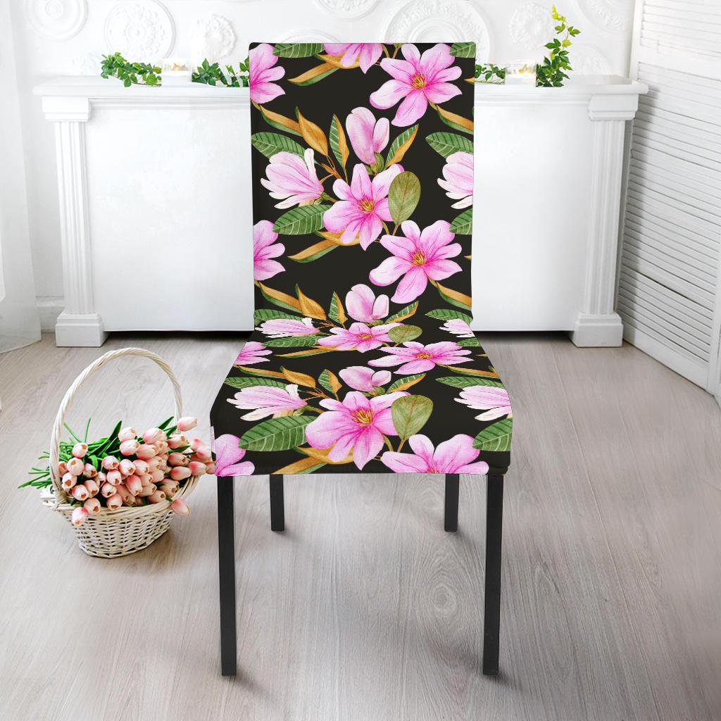 Magnolia Pattern Print Design MAG08 Dining Chair Slipcover-JORJUNE.COM