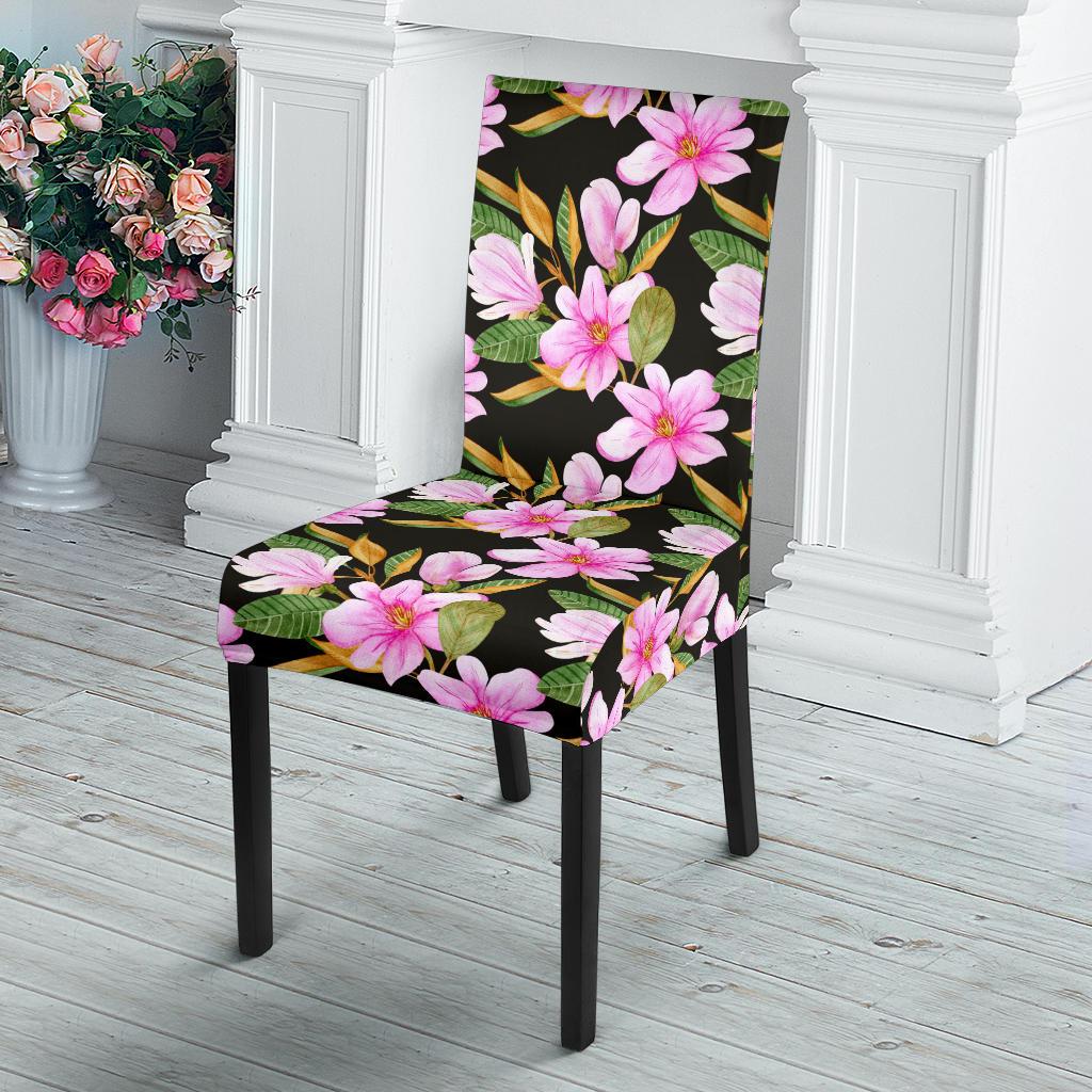 Magnolia Pattern Print Design MAG08 Dining Chair Slipcover-JORJUNE.COM