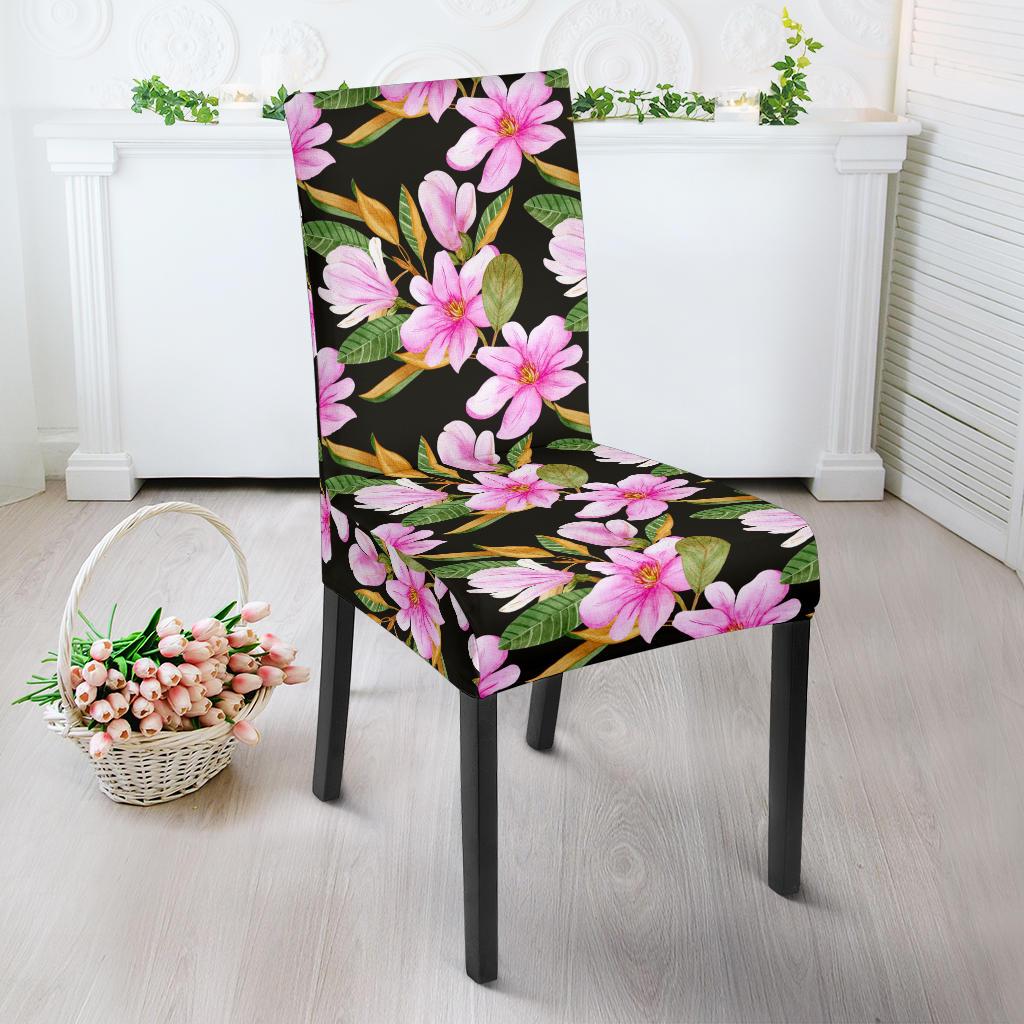 Magnolia Pattern Print Design MAG08 Dining Chair Slipcover-JORJUNE.COM