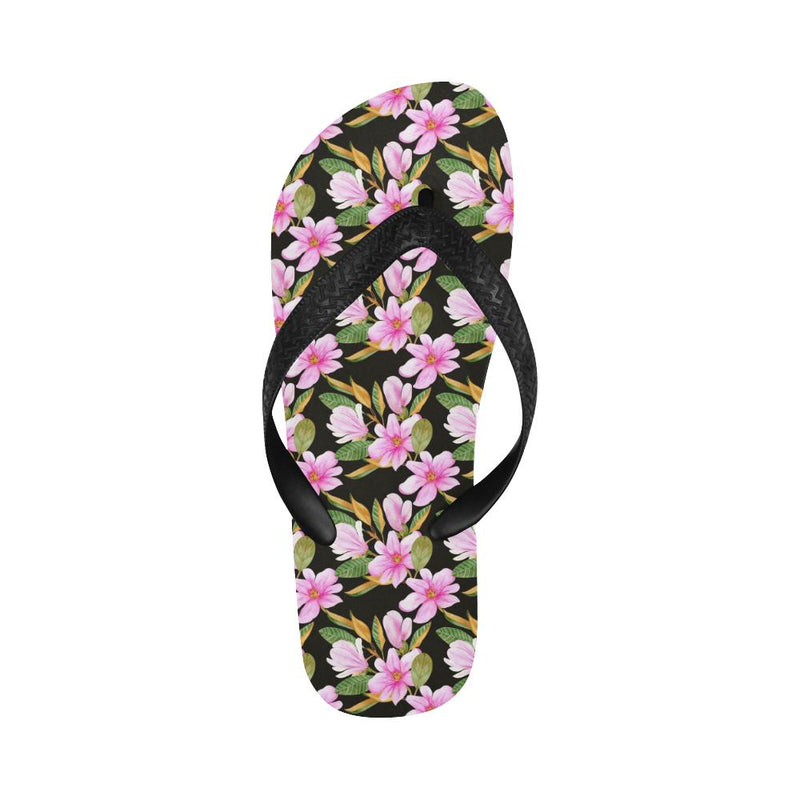 Magnolia Pattern Print Design MAG08 Flip Flops-JorJune