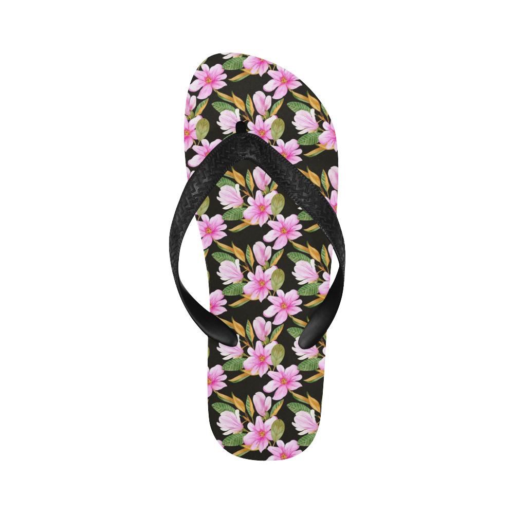 Magnolia Pattern Print Design MAG08 Flip Flops-JorJune