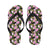 Magnolia Pattern Print Design MAG08 Flip Flops-JorJune