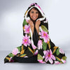 Magnolia Pattern Print Design MAG08 Hooded Blanket-JORJUNE.COM