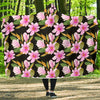 Magnolia Pattern Print Design MAG08 Hooded Blanket-JORJUNE.COM