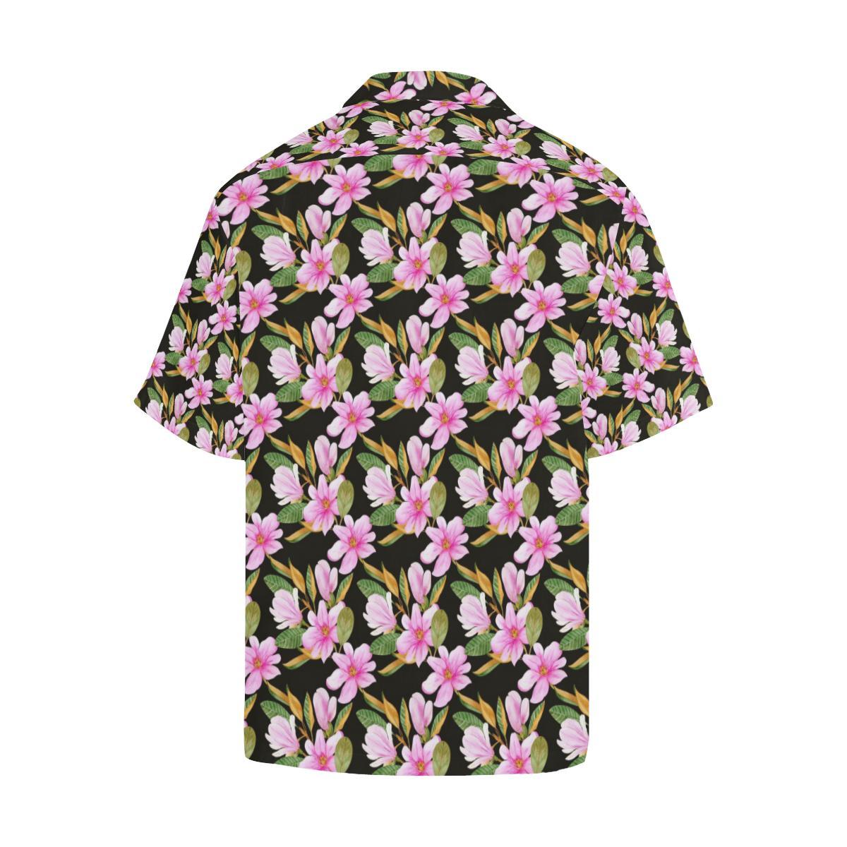 Magnolia Pattern Print Design MAG08 Men Hawaiian Shirt-JorJune