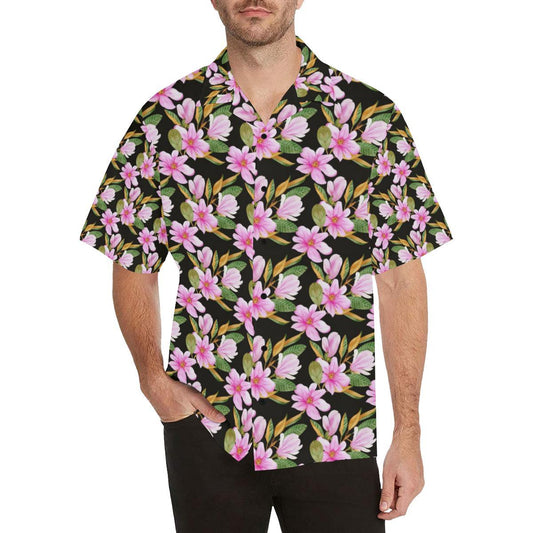 Magnolia Pattern Print Design MAG08 Men Hawaiian Shirt-JorJune