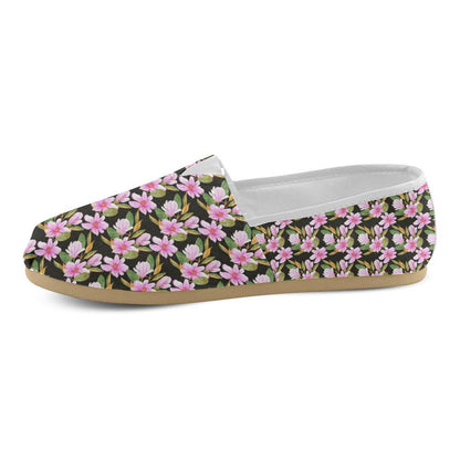 Magnolia Pattern Print Design MAG08 Women Casual Shoes-JorJune.com