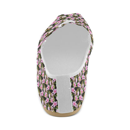 Magnolia Pattern Print Design MAG08 Women Casual Shoes-JorJune.com