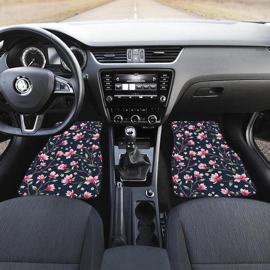 Magnolia Pattern Print Design MAG09 Car Floor Mats-JORJUNE.COM