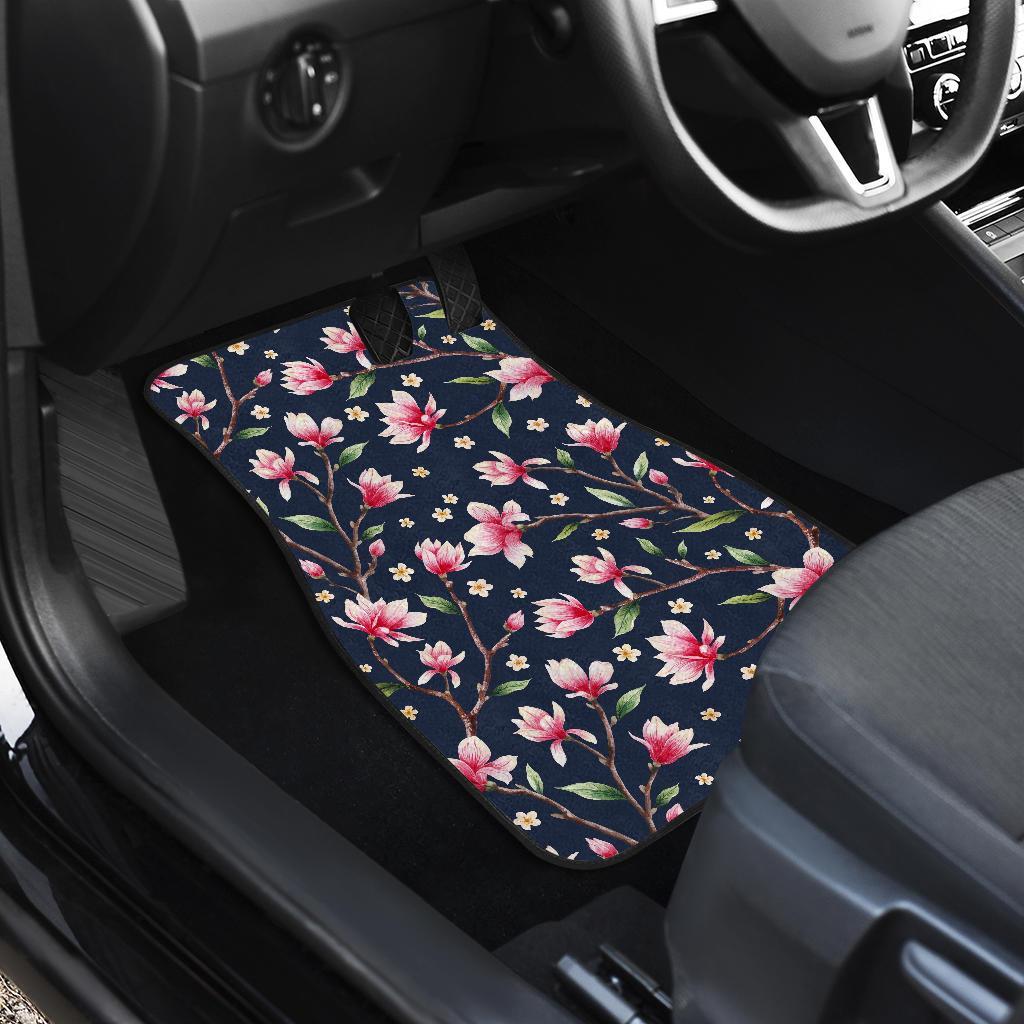 Magnolia Pattern Print Design MAG09 Car Floor Mats-JORJUNE.COM