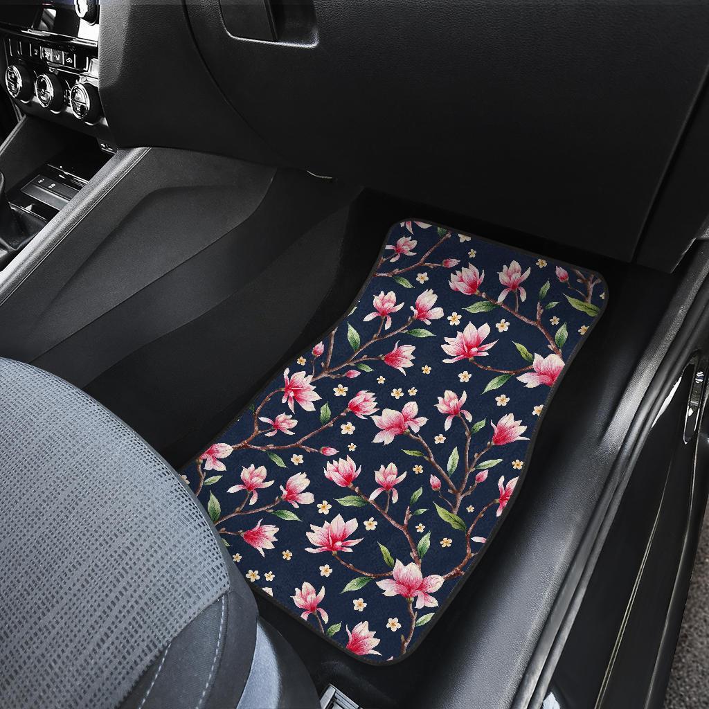 Magnolia Pattern Print Design MAG09 Car Floor Mats-JORJUNE.COM