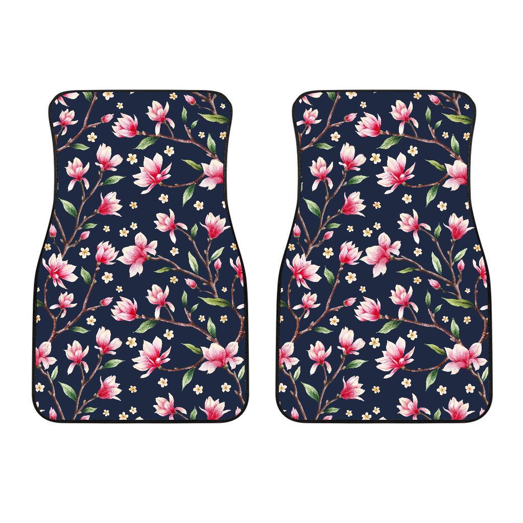 Magnolia Pattern Print Design MAG09 Car Floor Mats-JORJUNE.COM