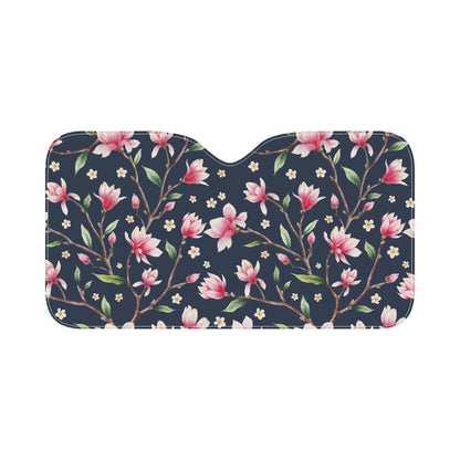 Magnolia Pattern Print Design MAG09 Car Sun Shade-JorJune