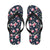 Magnolia Pattern Print Design MAG09 Flip Flops-JorJune