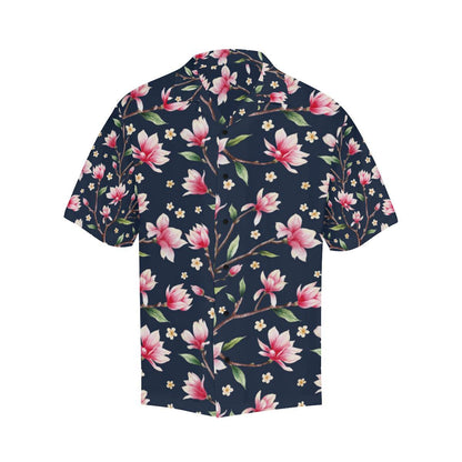 Magnolia Pattern Print Design MAG09 Men Hawaiian Shirt-JorJune