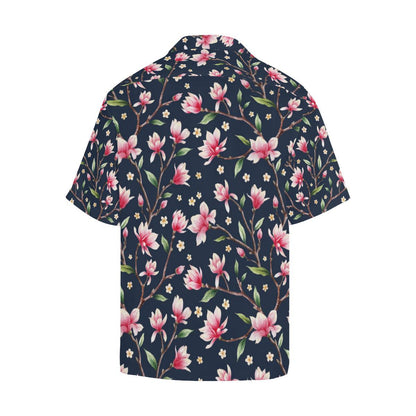 Magnolia Pattern Print Design MAG09 Men Hawaiian Shirt-JorJune