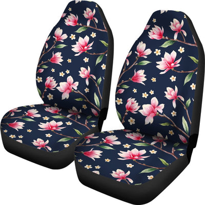 Magnolia Pattern Print Design MAG09 Universal Fit Car Seat Covers-JorJune