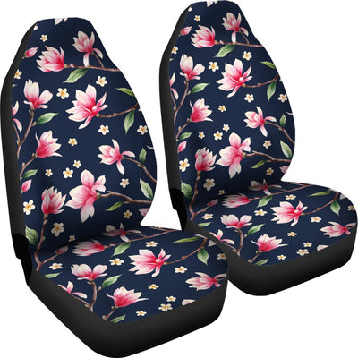 Magnolia Pattern Print Design MAG09 Universal Fit Car Seat Covers-JorJune