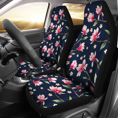 Magnolia Pattern Print Design MAG09 Universal Fit Car Seat Covers-JorJune