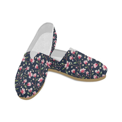 Magnolia Pattern Print Design MAG09 Women Casual Shoes-JorJune.com