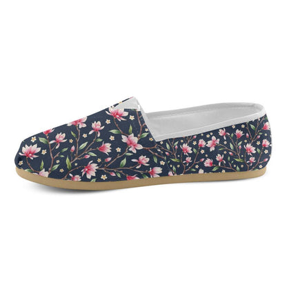 Magnolia Pattern Print Design MAG09 Women Casual Shoes-JorJune.com