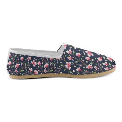 Magnolia Pattern Print Design MAG09 Women Casual Shoes-JorJune.com