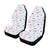 Maltese Pattern Print Design 03 Car Seat Covers (Set of 2)-JORJUNE.COM