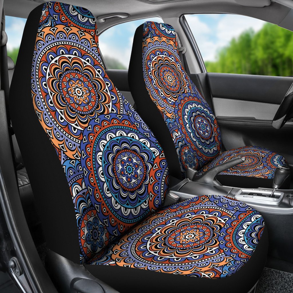 Mandala Boho Chic Design Print Universal Fit Car Seat Covers