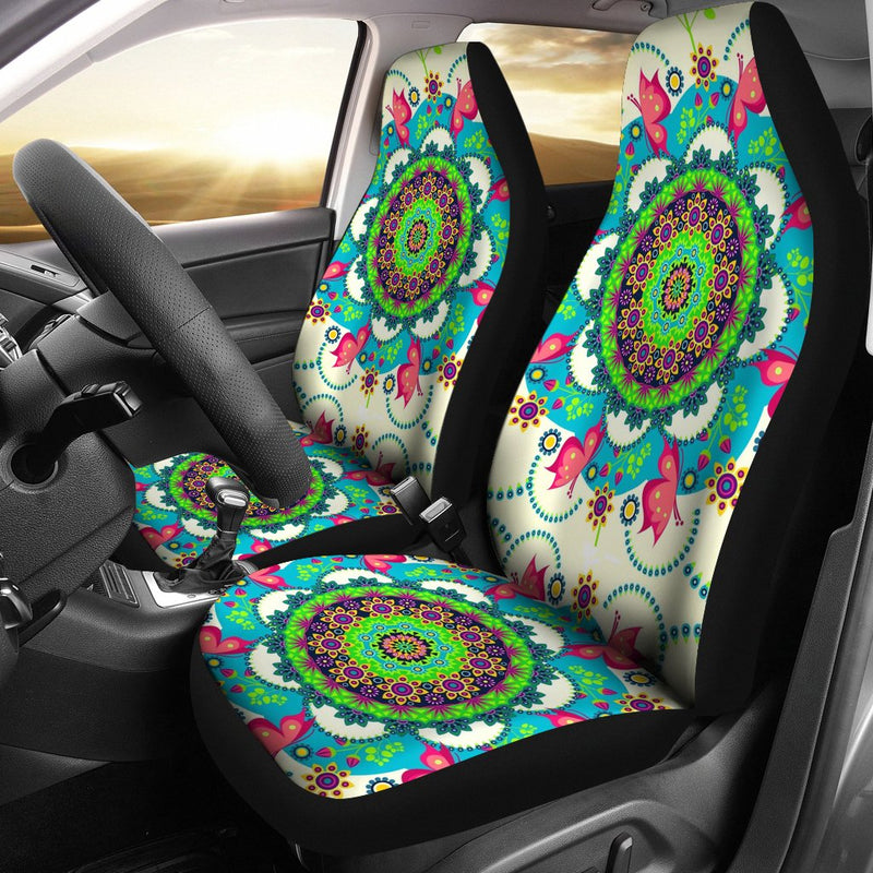 Mandala Design Print Universal Fit Car Seat Covers