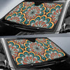 Mandala Pattern Print Design 01 Car Sun Shades-JORJUNE.COM