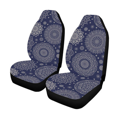 Mandala Pattern Print Design 02 Car Seat Covers (Set of 2)-JORJUNE.COM