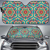 Mandala Pattern Print Design 03 Car Sun Shades-JORJUNE.COM