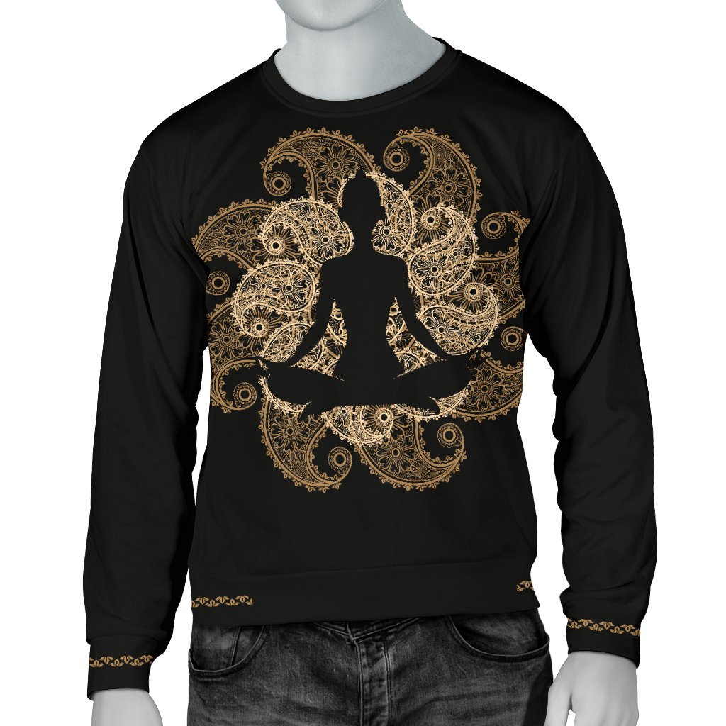 Mandala Yoga Men Crewneck Sweatshirt