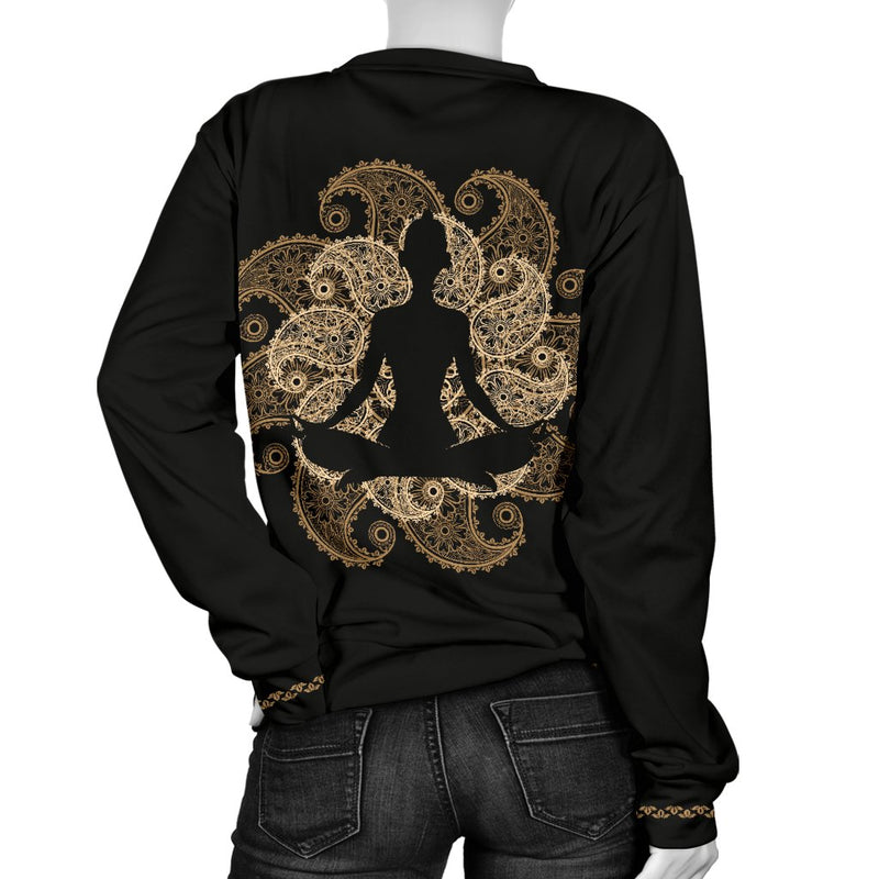 Mandala Yoga Women Crewneck Sweatshirt