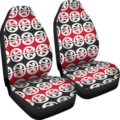 Maori Classic Themed Design Print Universal Fit Car Seat Covers