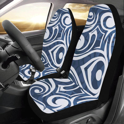 Maori Pattern Print Design 01 Car Seat Covers (Set of 2)-JORJUNE.COM