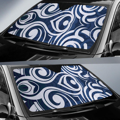 Maori Pattern Print Design 01 Car Sun Shades-JORJUNE.COM