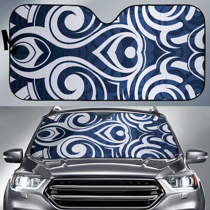 Maori Pattern Print Design 01 Car Sun Shades-JORJUNE.COM