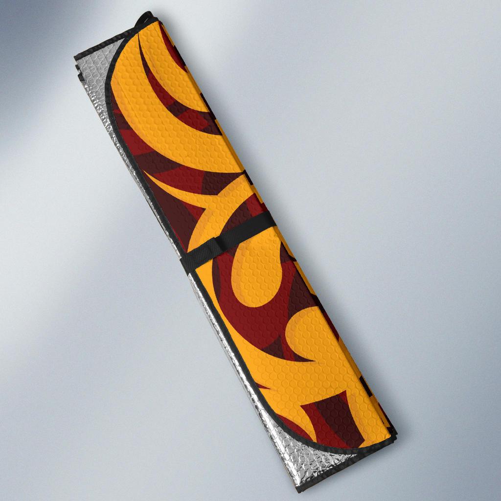 Maori Pattern Print Design 02 Car Sun Shades-JORJUNE.COM