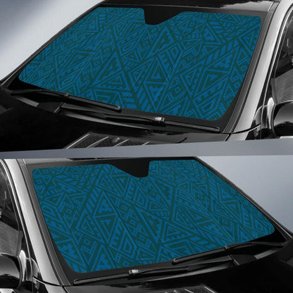 Maori Pattern Print Design 03 Car Sun Shades-JORJUNE.COM
